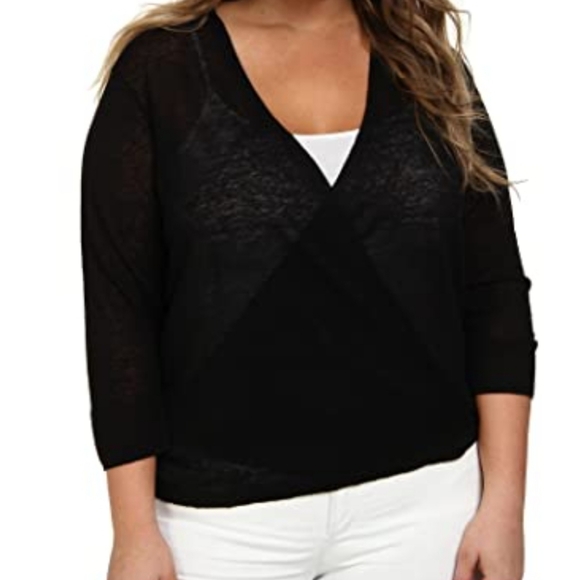 NIC+ZOE Sweaters - NEW! NIC+ZOE Convertible Cardigan in Black, 3X